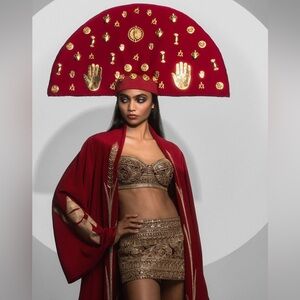 House of masaba bralette and shorts set